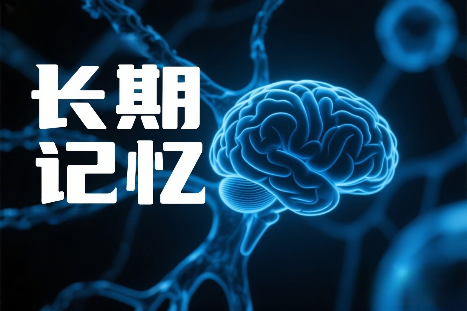 AI高端概念海报，上面写着“长期记忆” (1)_副本