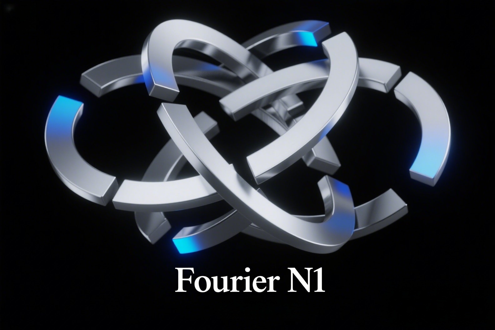 AI高端概念海报，上面写着“Fourier N1”_副本