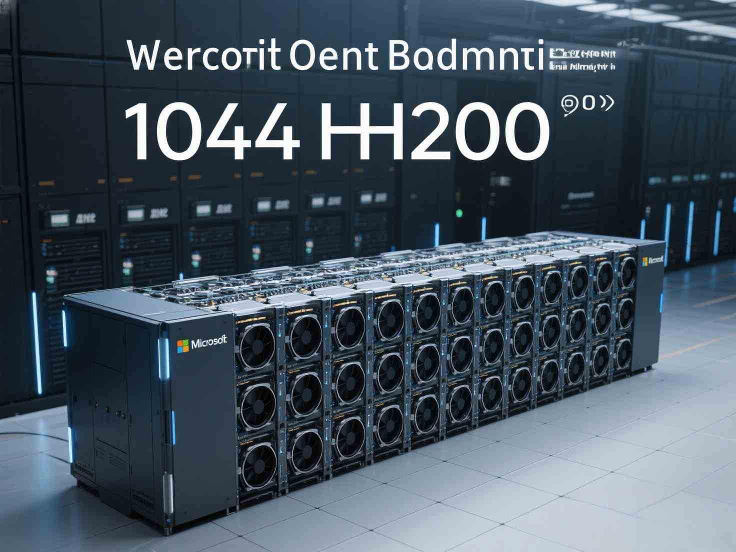 搭载1024颗H200 GPU，支持万亿参数模型训练，运行能耗较前代降低60%，微软、OpenAI已预订首批100台。_副本