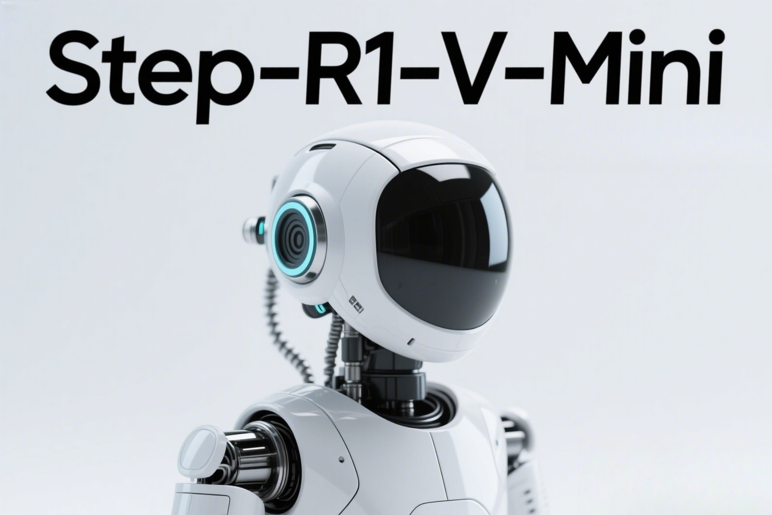 AI高端概念海报，上面写着“Step-R1-V-Mini”_副本