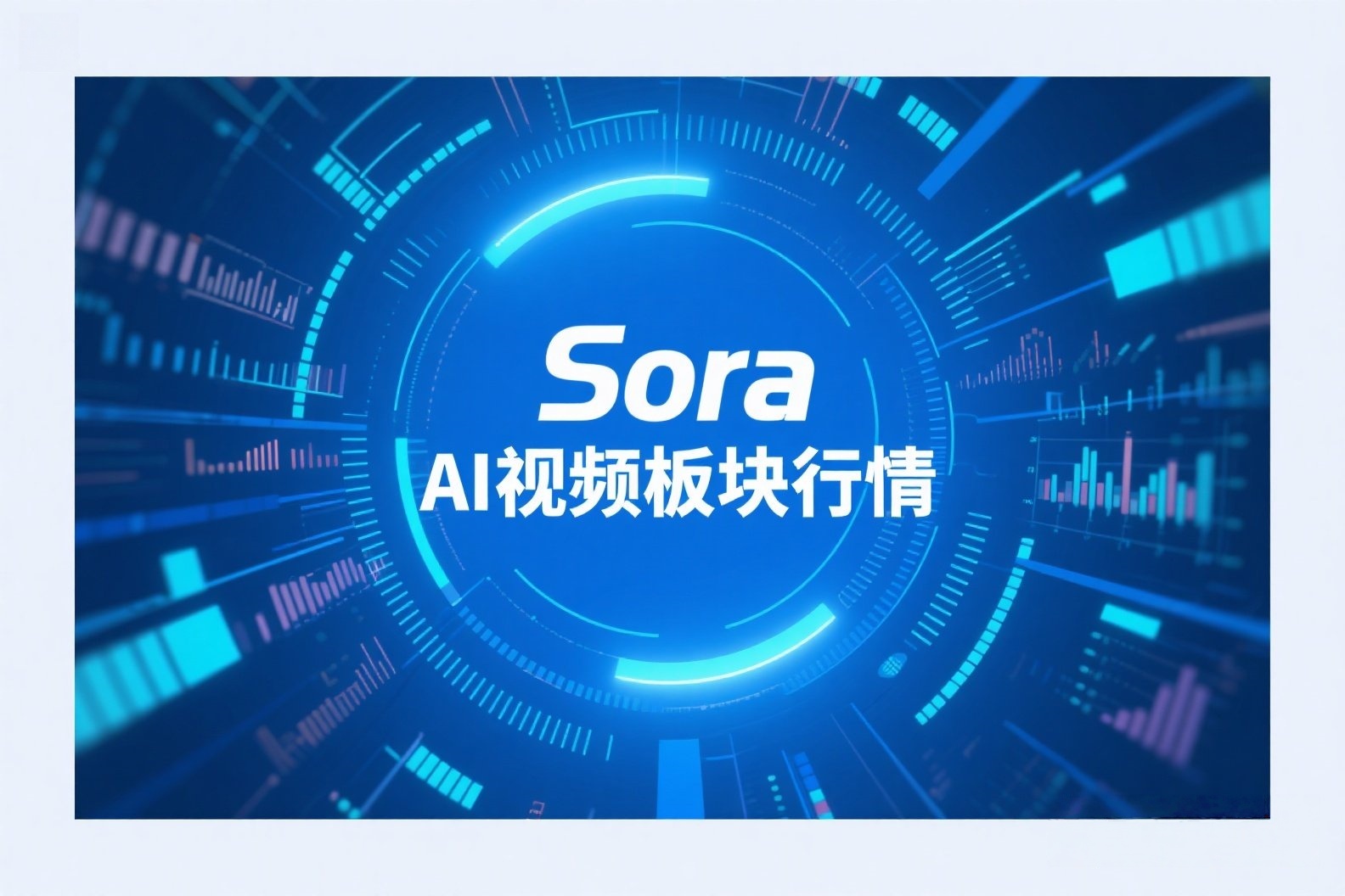 jimeng-2025-05-24-63-我需要关于AI的照片，照片上写有“Sora AI视频板块行情”，美观一点的照片_副本